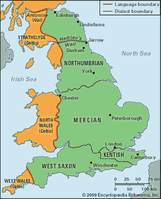 OE Dialect Map